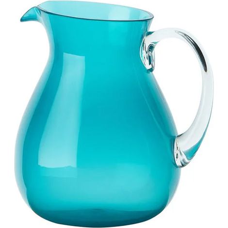 Zani Serafino Caraffa Memento Synth Small Pitcher Colore Turquoise in MS-Metacrilato 1 Lt