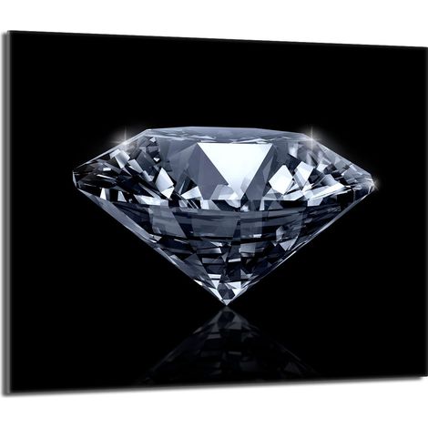 Placa protectora de vidrio para estufa 60x52 Diamante (1/5)