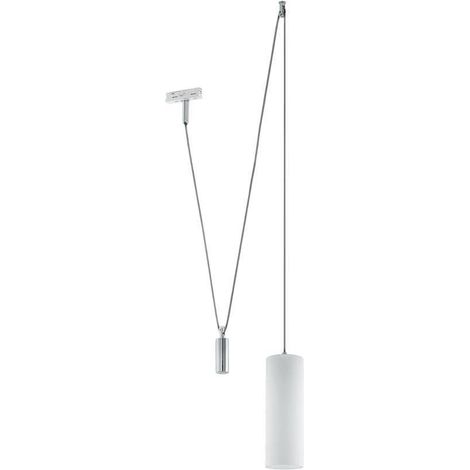 Lampada a sospensione Eglo Villanova bianco Ø 9 cm E27 altezza 26 cm per cucina rif. 66387