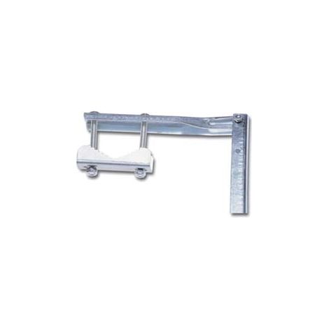 STENDIBIANCHERIA A STAFFA PIEGHEVOLE DA BALCONE ART.713- - in acciaio zincato bianco - 1 coppia