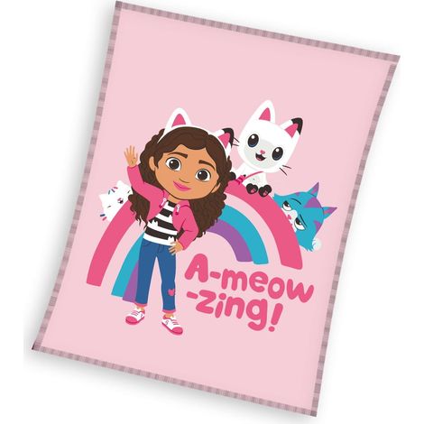 Manta infantil 130x160 Gabi Cat House
