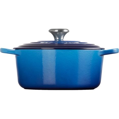 Le Creuset Cocotte Ronde Fonte Émaillée Azur 24 cm
