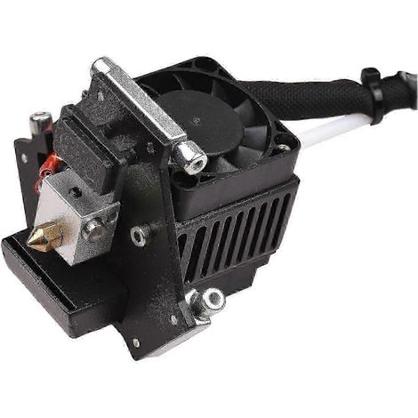 Le kit d'accessoires pour imprimante 3D FLSUN V6 Hot End comprend un filament de 1,75 mm, une buse en laiton de 0,4 mm et un ventilateur de refroidissement 24 V, compatible avec les imprimantes 3D Q5.