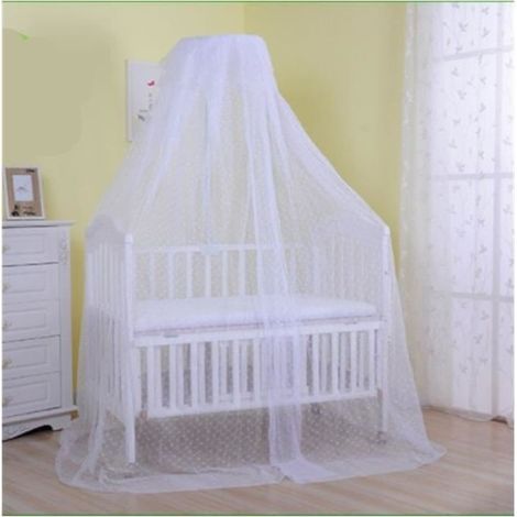 (White)Ciel of Bed Baby with Bracket - Shade Large Size Mosquito net Decorative - White (1/3)