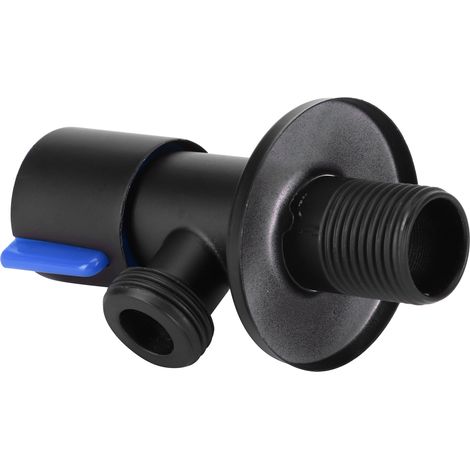 Robinet d'arrêt en acier inoxydable G1/2 pour salle de bain, vanne d'angle WC