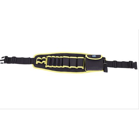 Kaelt - Sac à outils réglable Sangle d'outil de matériel de réparation portative légère et réglable pour les électriciens bricoleurs. 1 sac de ceinture à outils jaune (1/3)