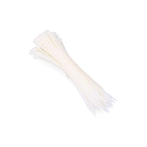 BRIDAS NATURAL 250x4,8mm (BOLSA 100 unid.) NYLON ALTA CALIDAD (1/3)