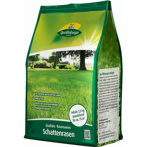 Quedlinburger KLBB Schattenrasen 2,5 kg - Rasensamen