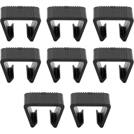 Ensemble de 8 pinces pour meubles en rotin, attaches pour chaises en osier, pinces pour meubles d'extérieur, pinces pour canapés de patio, connecteur de segment de connexion (1/5)