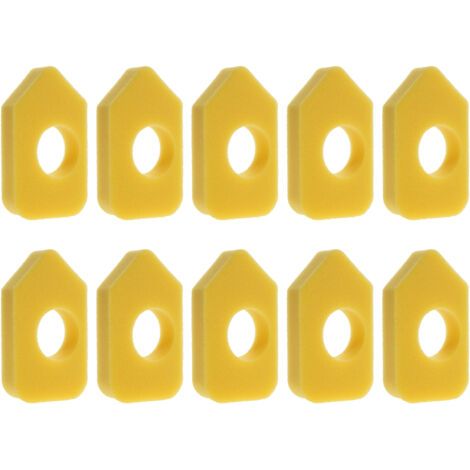 Filtre en mousse pour filtre à Air de remplacement, élément éponge pour filtres de tondeuse à gazon, paquet de 10 (1/5)