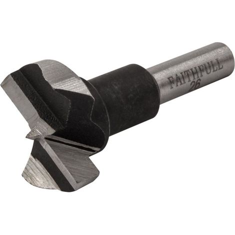 Faithfull HCS Hinge Boring Bit 26mm x 60mm FAIHBB26HCS