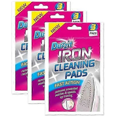 Tampons nettoyants pour fer à repasser à action rapide - 3 tampons (paquet de 3)