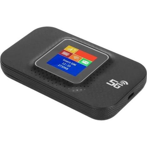 Routeur Hotspot WiFi mobile 4G Portable, Carte SIM, 10 Utilisateurs, Batterie Longue Durée (1/4)