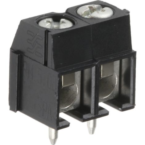 Bornier pour CI Weidmuller 2 contacts 1 rangée(s) pas de 5.08mm série PM 5.08