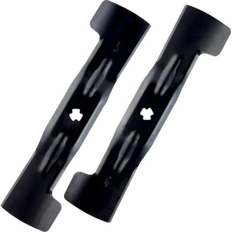 Paire de lames tondeuse gauche/droite pour MTD 742-0672 coupe 46,7 cm (1/4)