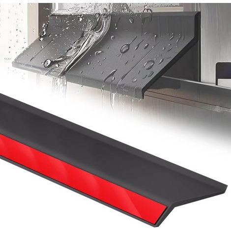 Parapioggia e deflettore per davanzale autoadesivo impermeabile per finestre, 4,5 cm x 1,5 m (1/5)