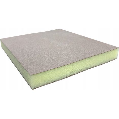 Indasa Mikrofeiner Schleifschwamm (Beige) Doppelseitig 98x120x13