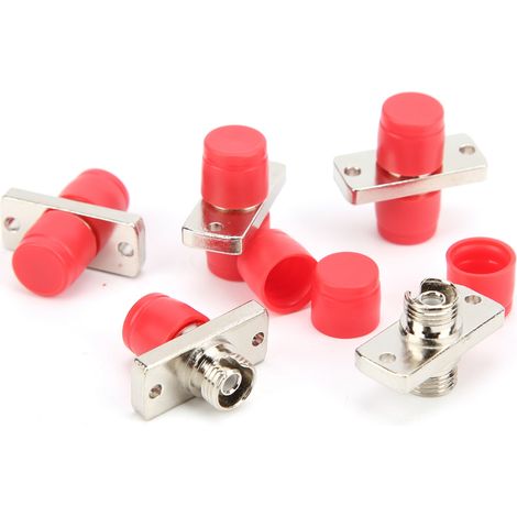 50 pièces Coupleur de fibre optique FC Simplex Connecteur Adaptateur Matériel auxiliaire électrique (1/5)