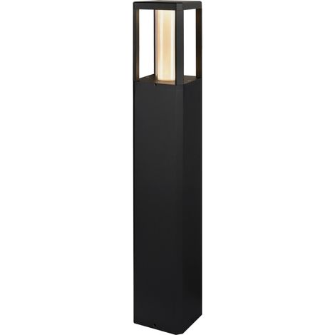Borne extérieure noire LED 2x6W IP65 Crocus Candellux