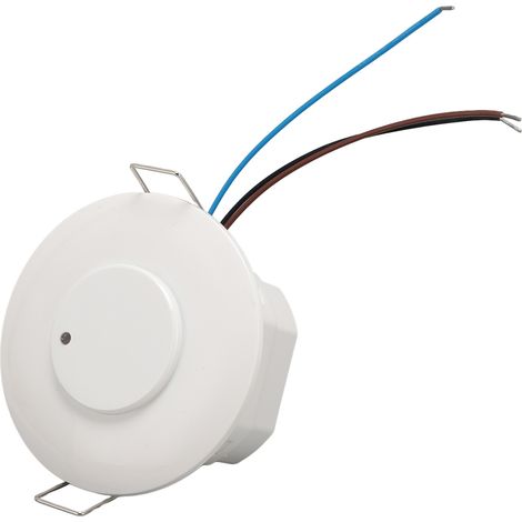 Interrupteur encastré à détecteur de mouvement haute sensibilité pour plafonnier (100-240 V CA) (1/5)