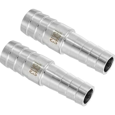 2Pcs Raccord De Tuyau Réducteur Acier Inoxydable 16mm à 13mm (1/5)