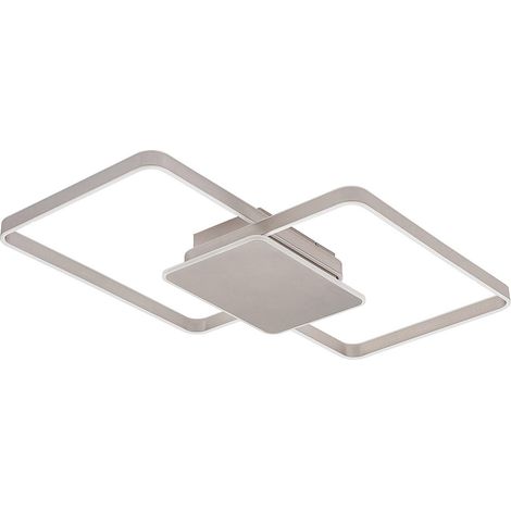 [NEUWERTIG] B-Ware Lucande Kadira Led Deckenlampe Deckenlampe Deckenleuchte Leuchte Lampe Nickel (1/5)