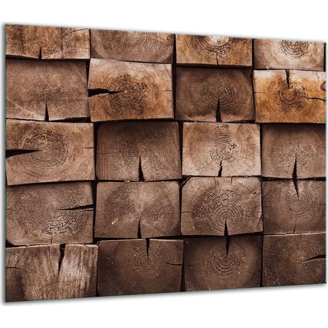 PLAQUE DE PROTECTION EN VERRE POUR POÊLE 60x52 BOIS (1/5)