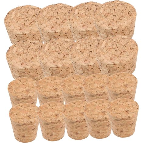 Lot de 50 bouchons liège, coniques, pour bouteille et carafe (1/5)