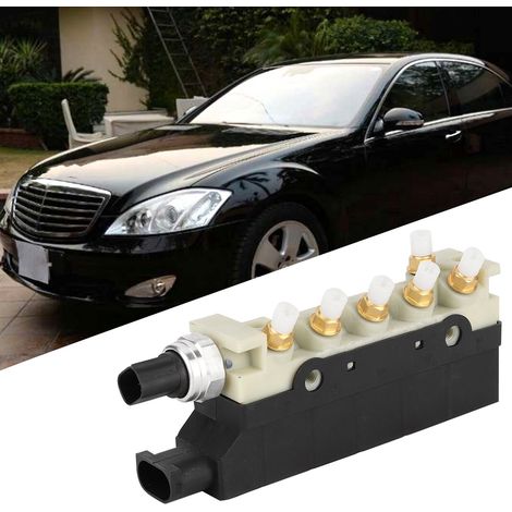 Bloc de vannes pour compresseur de suspension pneumatique compatible avec Mercedes-Benz Classe S S350-S65 2203200258 (1/5)