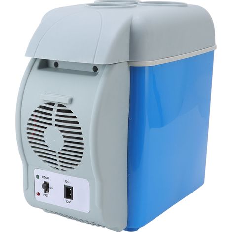 Réfrigérateur de voiture 12V CC, alimentation froid/chaud, double usage, refroidisseur électrique, réfrigération estivale, mini réfrigérateur portable pour voiture (1/5)
