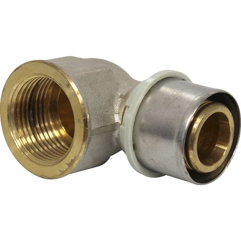 Raccord multicouche à sertir TH - Coude Femelle 1" (26/34) - Ø32x3,0 - Arcanaute (1/5)