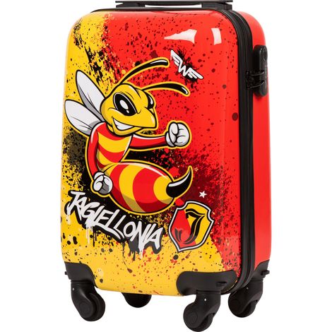 Maleta de cabina pequeña Wings x Jagiellonia BEE de 18 pulgadas.