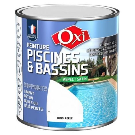 Oxi Poolfarbe 2,5l Hellgrau - Oxi