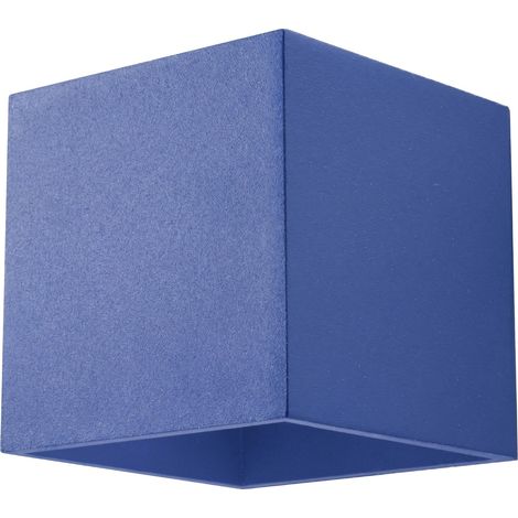 Apliques de pared Quad ultramar aluminio 1xG9 10cm Sollux (1/5)