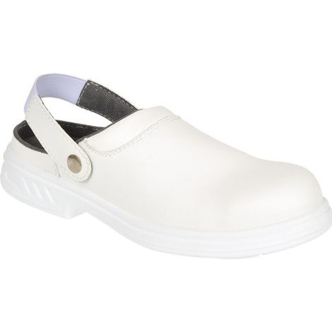 Zueco de seguridad Steelite SB AE WRU de horma ceñida FW82 38 Blanco
