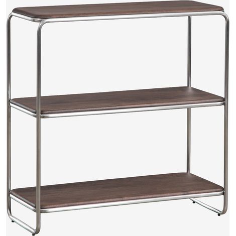Scaffale in legno di acacia e acciaio inossidabile Altrex SKLUM             (1/5)
