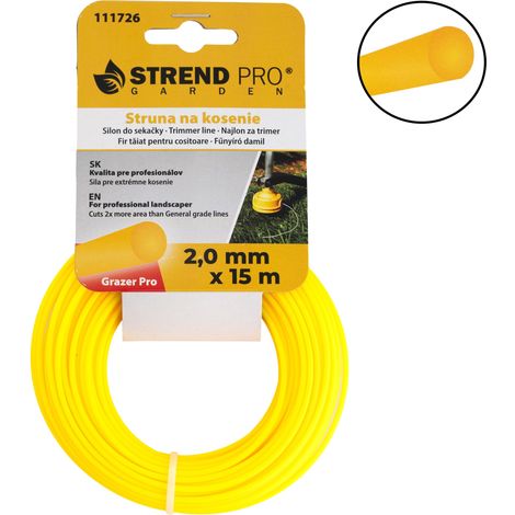 Trimmerfaden Grazer Pro 2,0 mm, L-15 m, rund