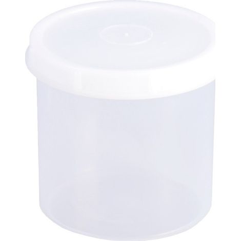 Bote 500 ml con tapón de rosca redondo naturaleza H100xF104mm HÜNERSDORFF