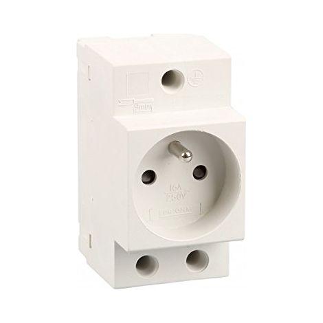 EUROHM PRISE MODULAIRE 2P+T 16A 2,5 MODULES - 19099 (1/5)