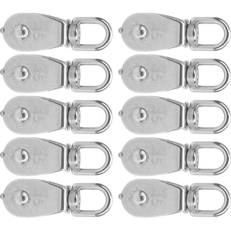 10 poulies M15 en acier inoxydable 304, antirouille, pour levage par grue (1/5)