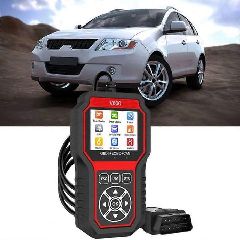 Scanner automobile portable, appareil de diagnostic pour véhicules permettant la réinitialisation des voyants d'anomalie (1/4)