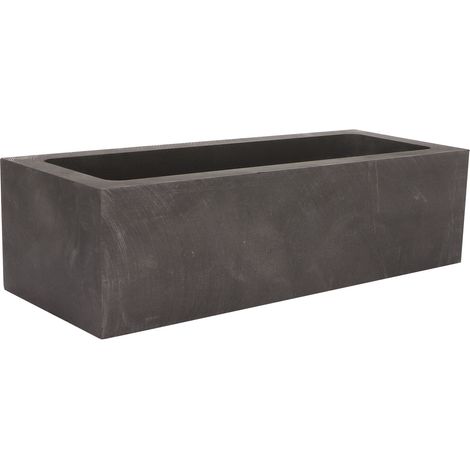 Moule rectangulaire en graphite haute pureté, stable thermiquement, pour la coulée de 5000 g d'or. (1/5)