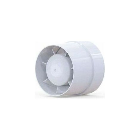125 mm extracteur d'air silencieux 16W économe en énergie à flux mixte ventilateur de conduit pour bain, évents, serres, tentes (1/4)