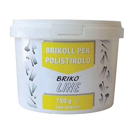 12,0 x COLLANTE POLISTIROLO PASTA BRIKO LINE