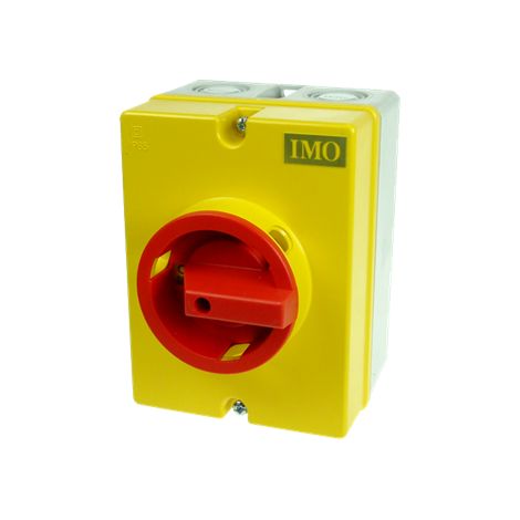 Boitier Sectionneur 4P, 40A, bouton 64, PE69-4040