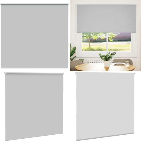 vidaXL Verdunkelungsrollo Hellgrau 160x175cm Stoffbreite 156,6cm (1/5)