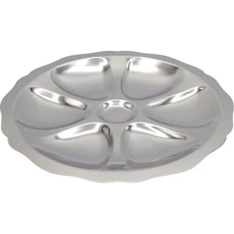 Chevalier Diffusion Austernplatte Edelstahl 25 cm