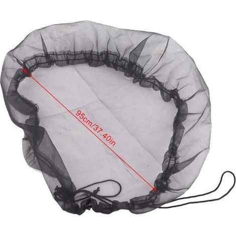 Filet de Protection en maille pour tonneaux de pluie - Gris - Carré (1/4)