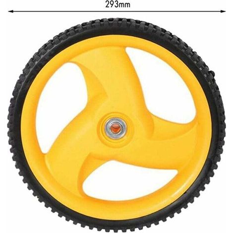 Roue arrière 293mm 78 dents – Largeur 44.5mm – Compatible avec Craftsman, Electrolux, McCulloch, Rally – Pour tondeuses à gazon (1/4)