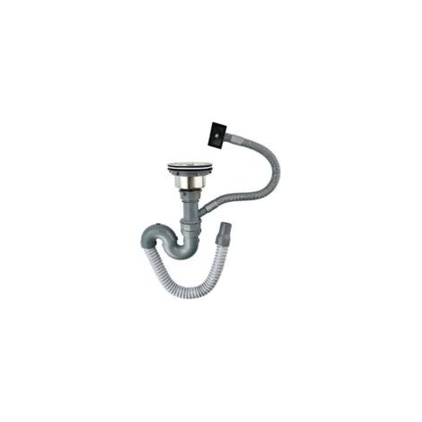Tappo di scarico ZVD, cestello filtro per lavello da cucina, lavabo da bagno, lavelli da bagno sottotop in acciaio inox per lavare i piatti sotto il tubo dell'acqua - Crezuo (1/4)